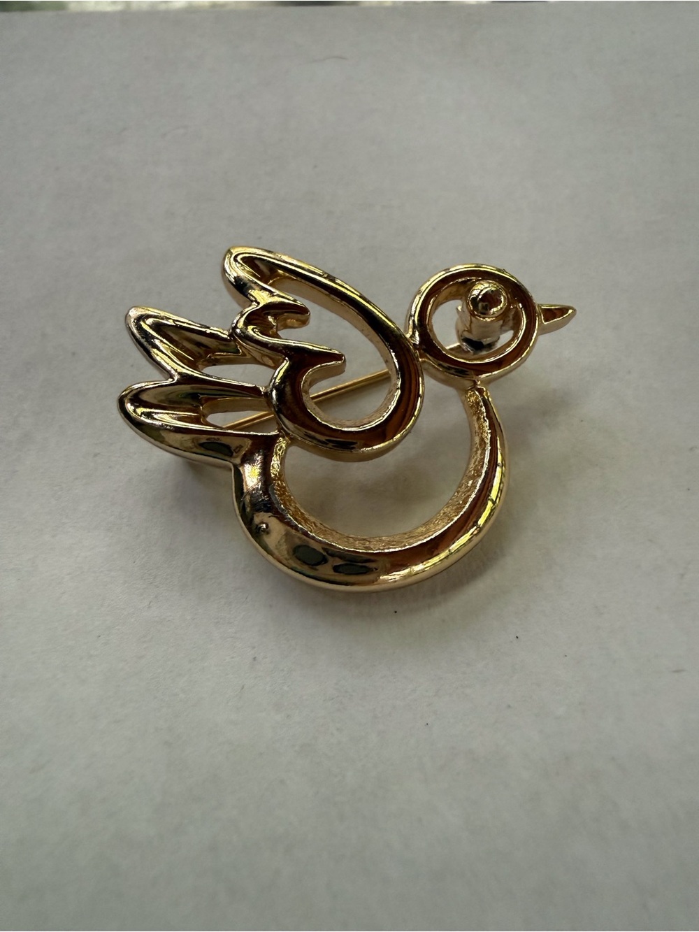 Gold Tone Sarah Coventry Bird Brooch